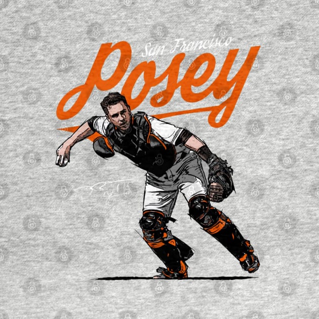 Buster Posey San Francisco Score by Jesse Gorrell